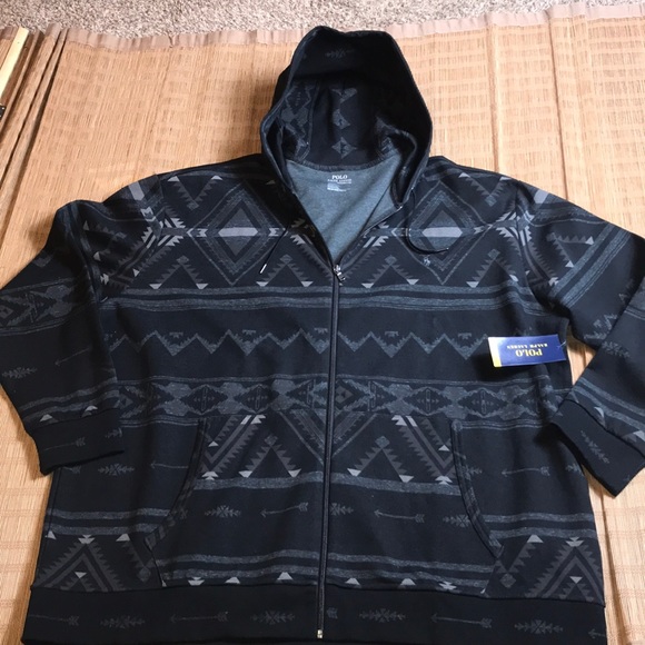 ralph lauren aztec hoodie